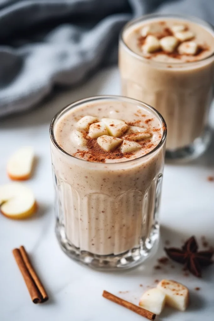 Smoothie de avena y manzana