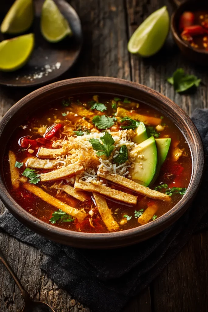Sopa de Tortilla Tradicional