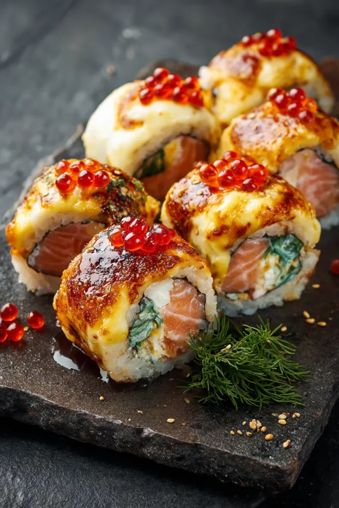 Sushi horneado