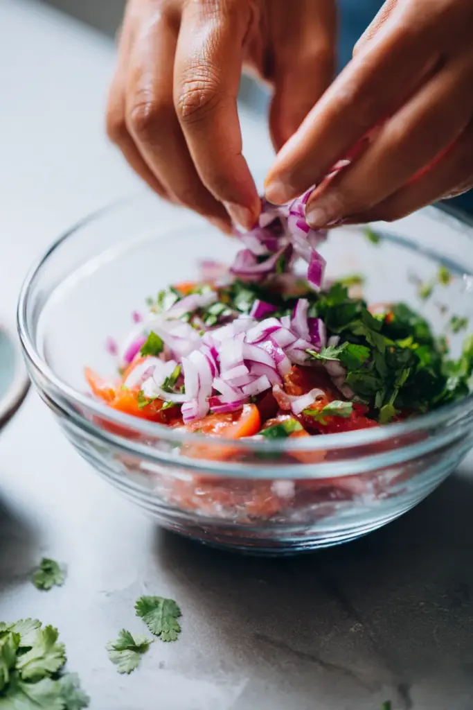Terminando el Ceviche