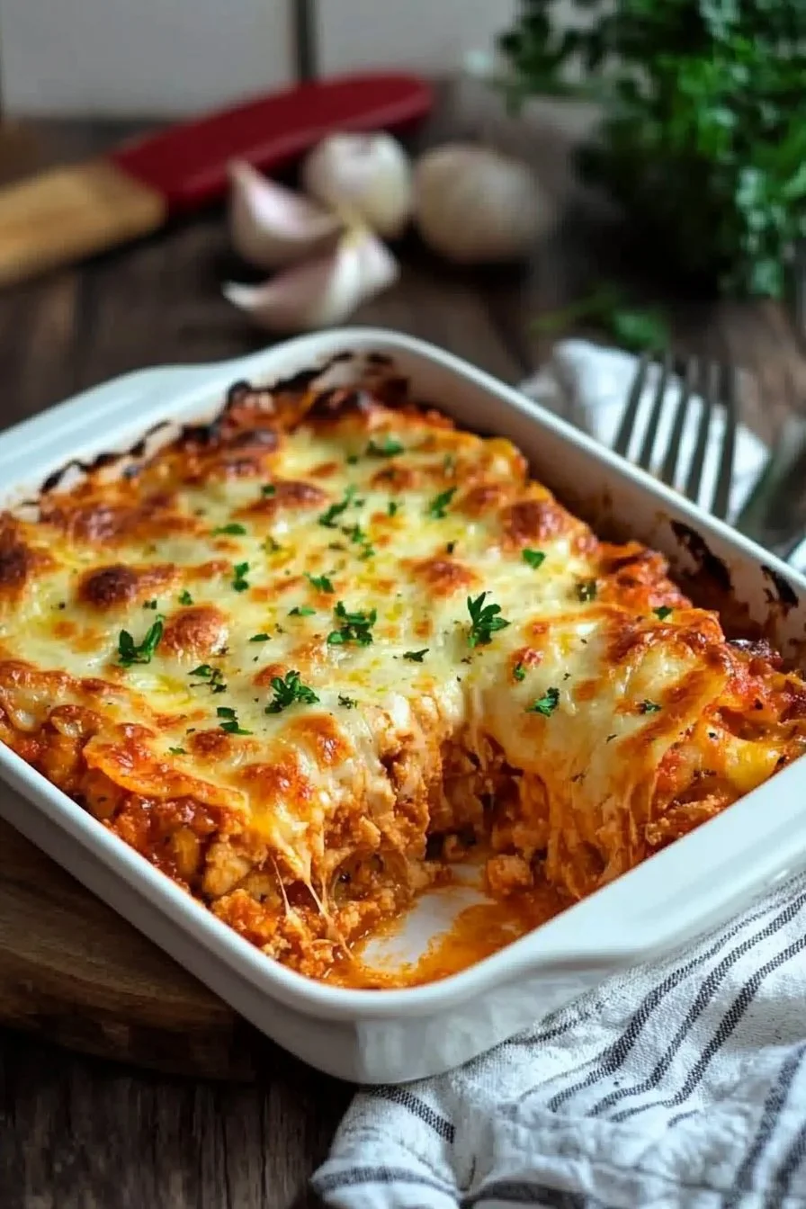 Omg!!! LASAÑA de pollo muy deliciosa y fácil! 😋🤤🦄