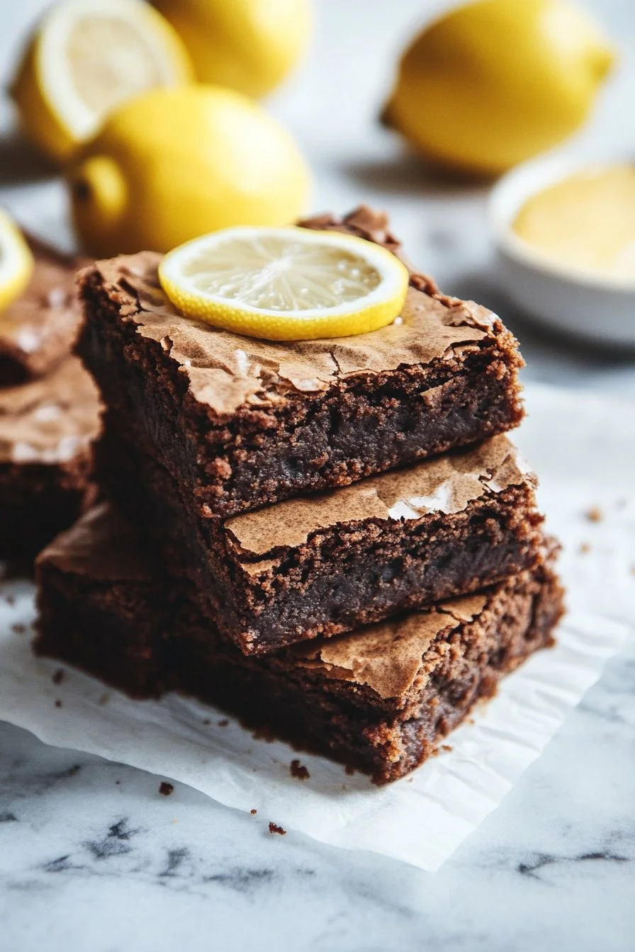 Brownies de Limón