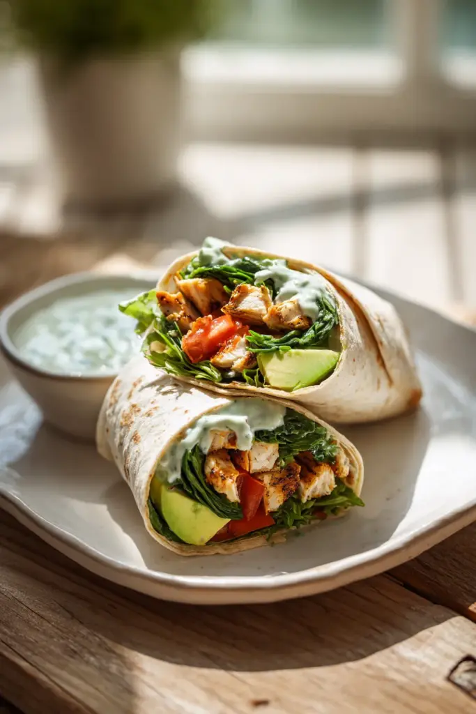 Wrap saludable y fresco