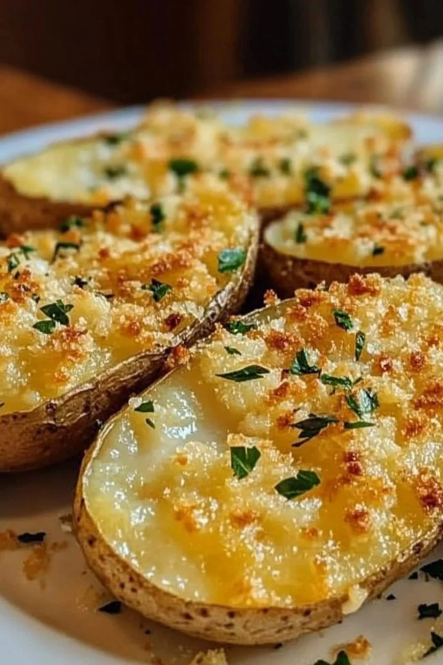 Cómo se preparan las papas al horno con ajo y queso
