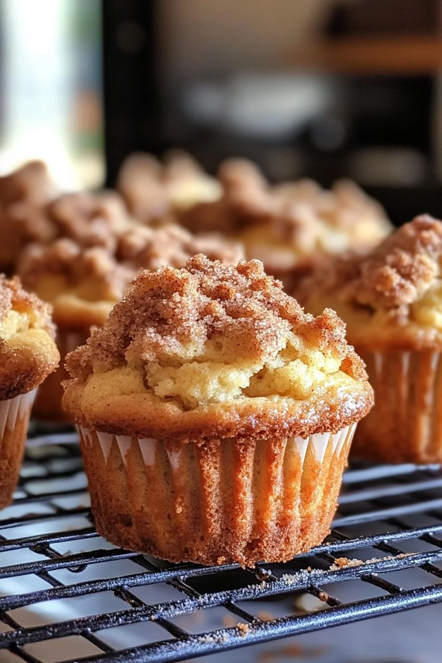 Desata 12 Muffins Divinos de Manzana y Canela con Streusel Desde Tu Horno Hoy