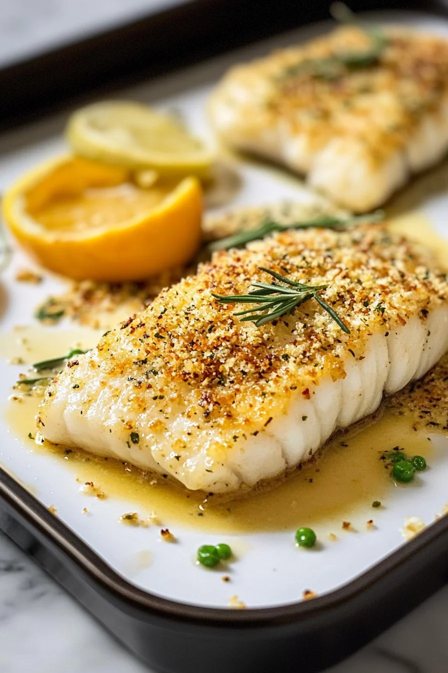 Pescado de Basa con Costra de Parmesano
