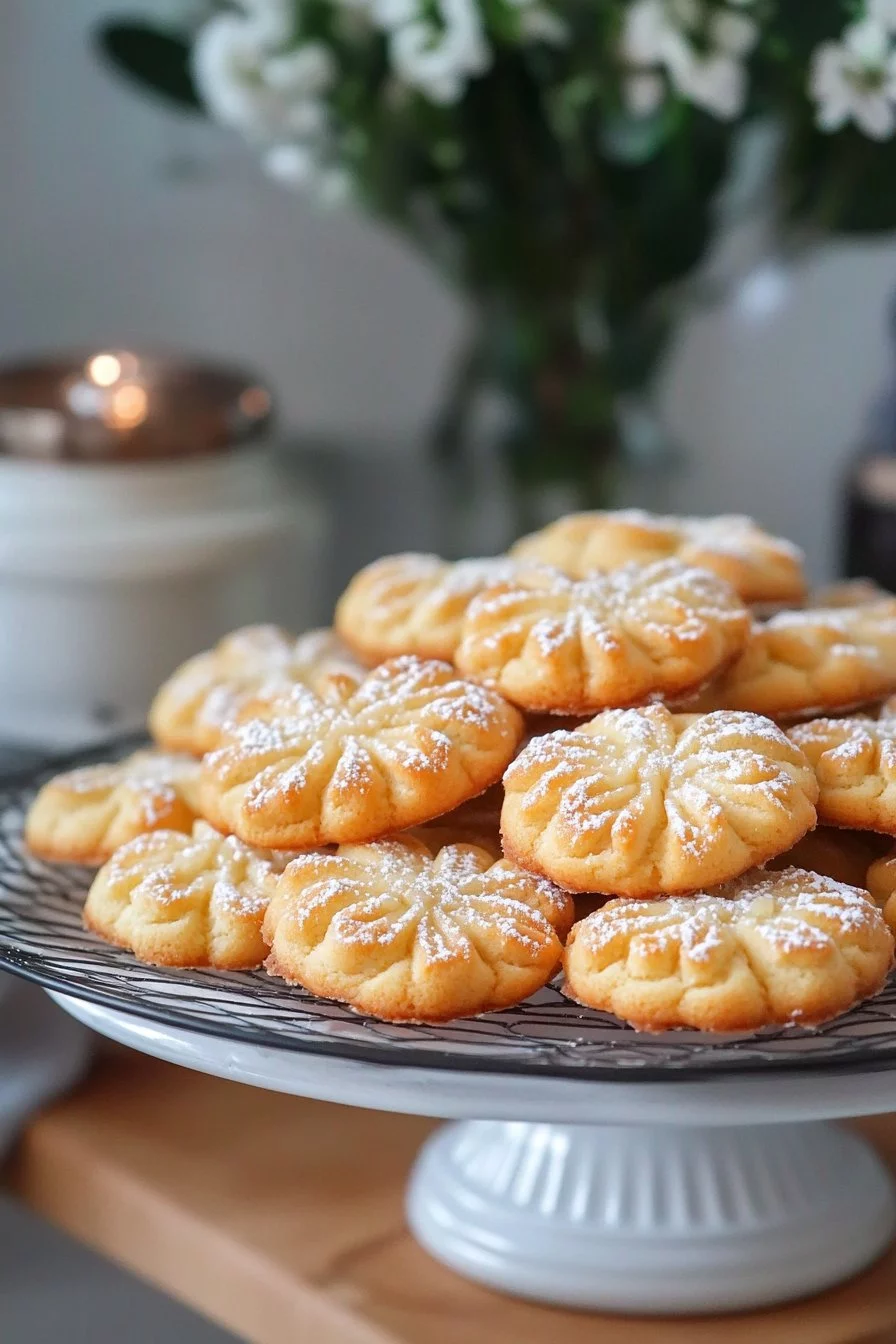 Galletas de mantequilla danesas - receta original sencilla