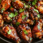 Alitas de Pollo Dulces y Picantes