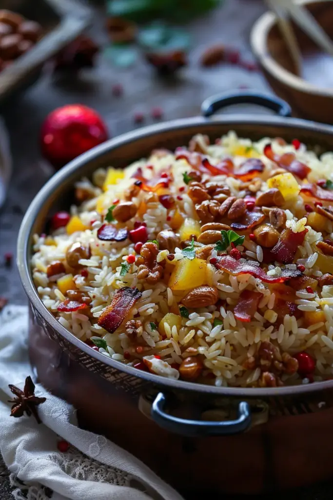Arroz Festivo Con Especias: ¡Sabor Excepcional y Placer Festivo!