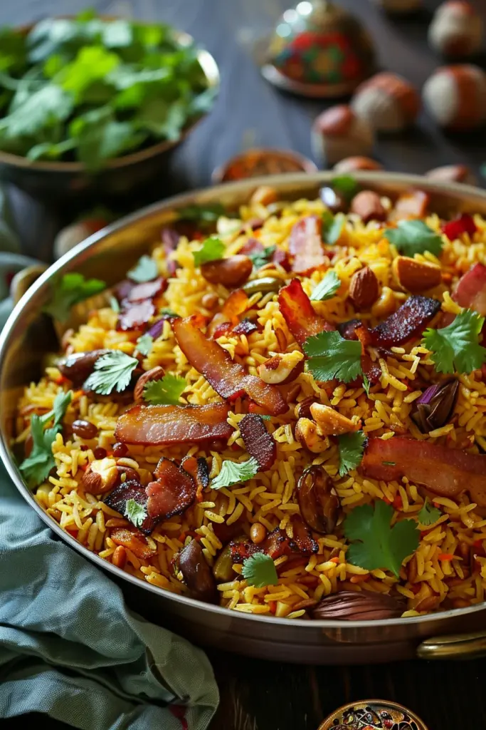 Arroz Festivo Con Especias: ¡Sabor Excepcional y Placer Festivo!
