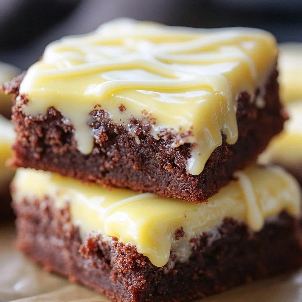 Deliciosos Brownies de Limón con chocolate y un toque cítrico