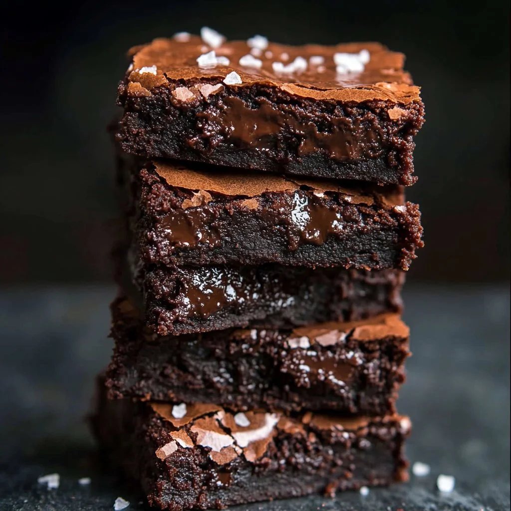 Brownies sin huevos recién horneados, ideales para una dieta vegana y sabrosa.