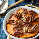 Camote Especiado Con Glaseado de Miel Canela y Nuez Tostada
