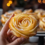 Delicadas Rosas de Manzana en Masa de Hojaldre