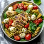 Ensalada de Pasta con Pollo y Pesto