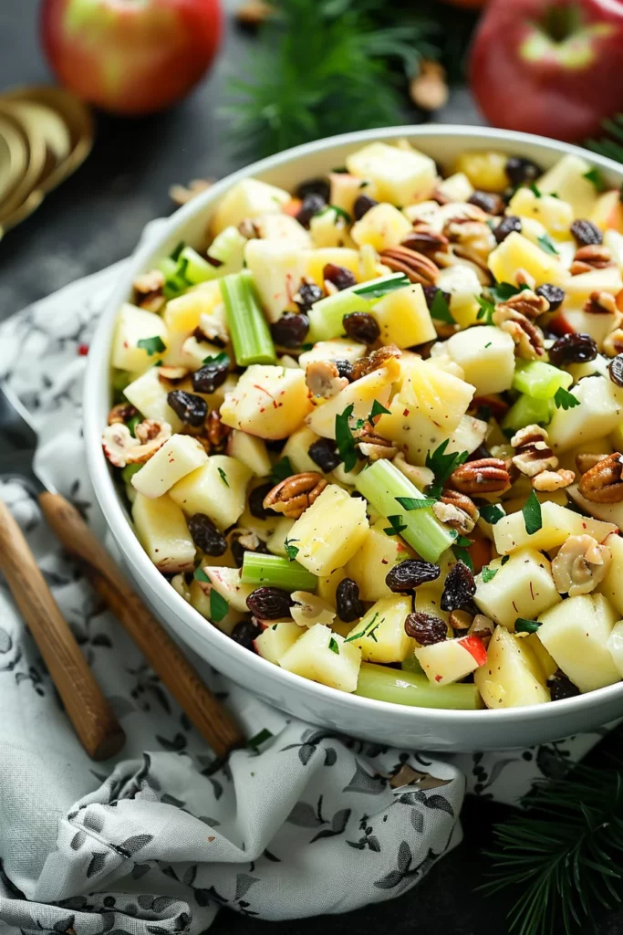 Ensalada Navideña de Manzana: ¡Sabor Explosivo para tu Festín!