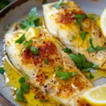 Filete de Pescado con Salsa de Yogur y Limón