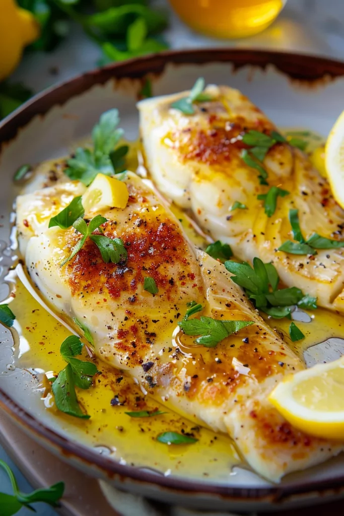 Filete de Pescado con Salsa de Yogur y Limón: ¡Sabor Excepcional para tu Cena!
