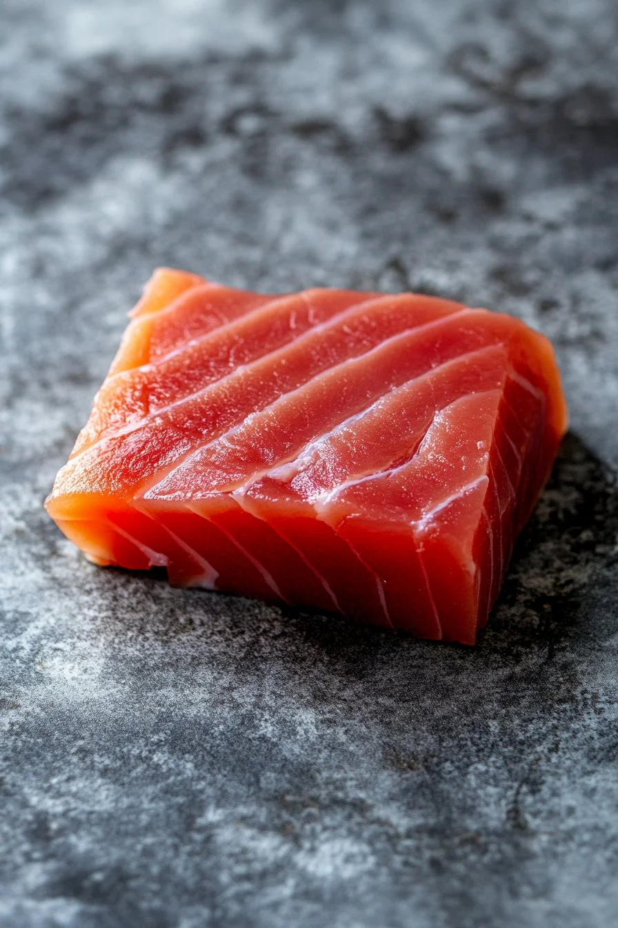 Crudo de atún estilo siciliano