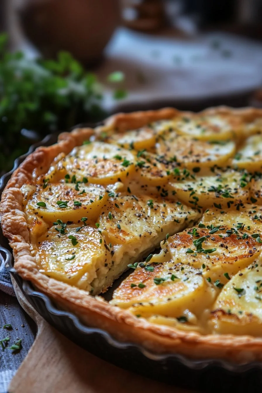 Tarta de tortilla de patatas
