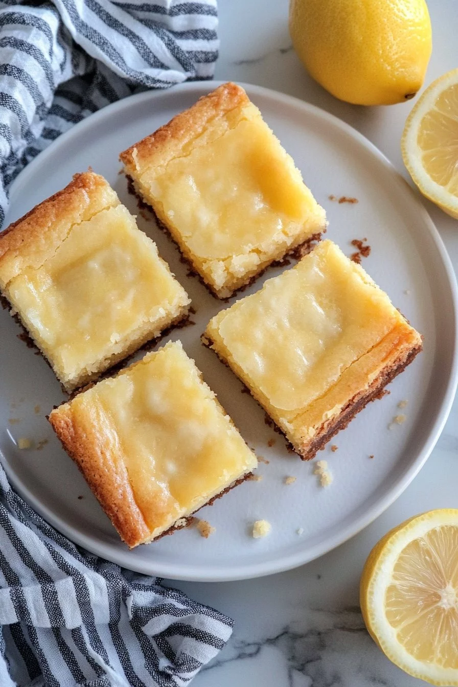 Brownies de Limón