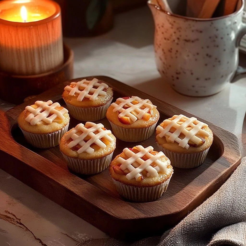 Magdalenas de Tarta de Manzana frescas y esponjosas, ideales para disfrutar.