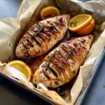 Mejor receta de pechuga de pollo jugosa con naranja y tomillo