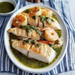 Merluza en Salsa Verde con Gambas