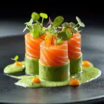 Mousse de Espárragos con Salmón Ahumado