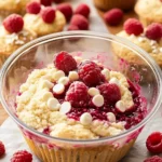 Muffins de Chocolate Blanco y Frambuesa