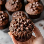 Muffins Doble Chocolate Espresso Húmedos
