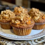 Muffins Veganos de Zanahoria y Manzana