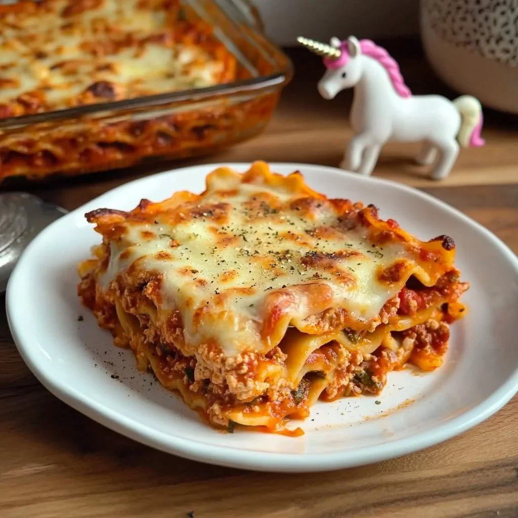 Lasaña de pollo deliciosa y fácil de hacer