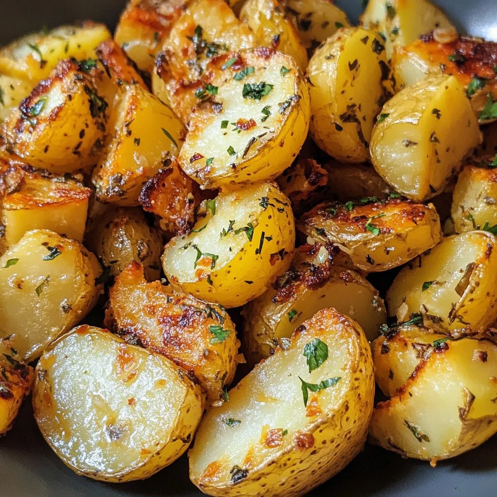 Deliciosas patatas explosivas listas para disfrutar en una mesa festiva.