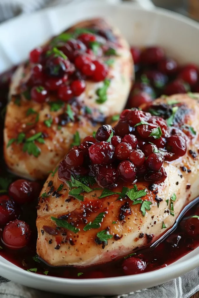 Pechugas de Pollo en Relleno Cremoso Con Frutos Rojos y Toque de Chipotle: ¡Exquisita Explosión de Sabores!