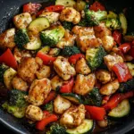 Pechugas de Pollo y Verduras en Freidora de Aire