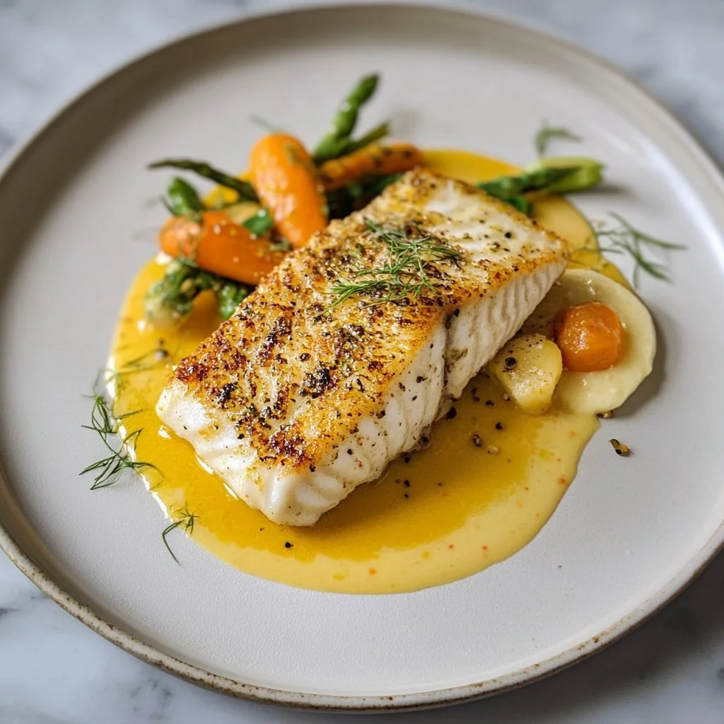 Pescado de Basa con Costra de Parmesano dorado y crujiente