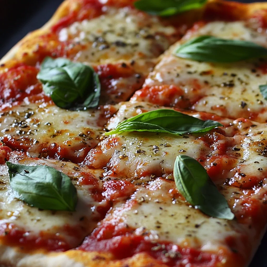 Pizza cocinada al aire libre en camping con amigos y familia