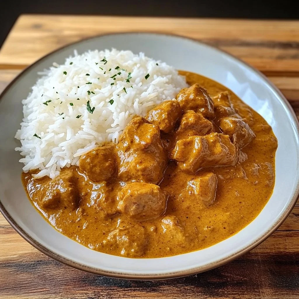 Receta de pollo tierno y cremoso para una comida deliciosa