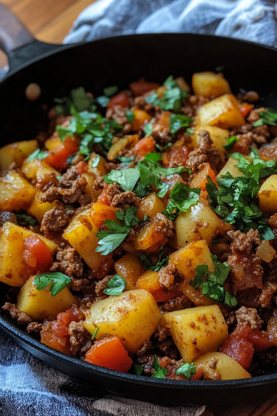 Picadillo Mexicano con Papas: Un Plato Reconfortante Perfecto para Principiantes