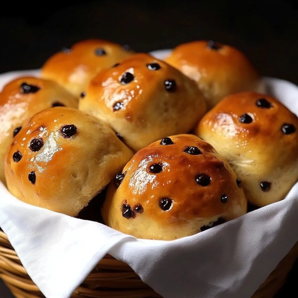 Receta de Pangoccioli recién horneados con chocolate
