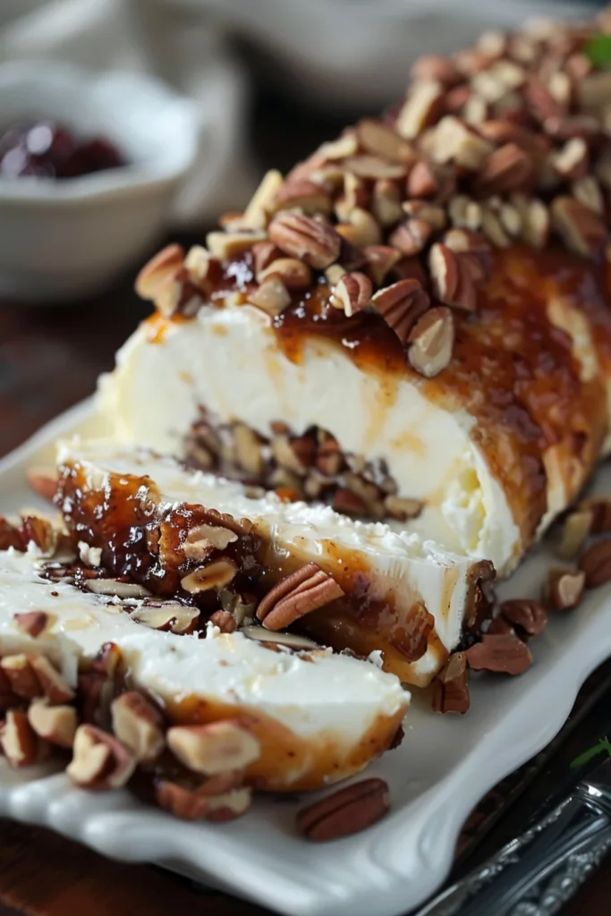 Rollo de Queso Crema Con Frutos Secos: Delicia Potente y Atemporal