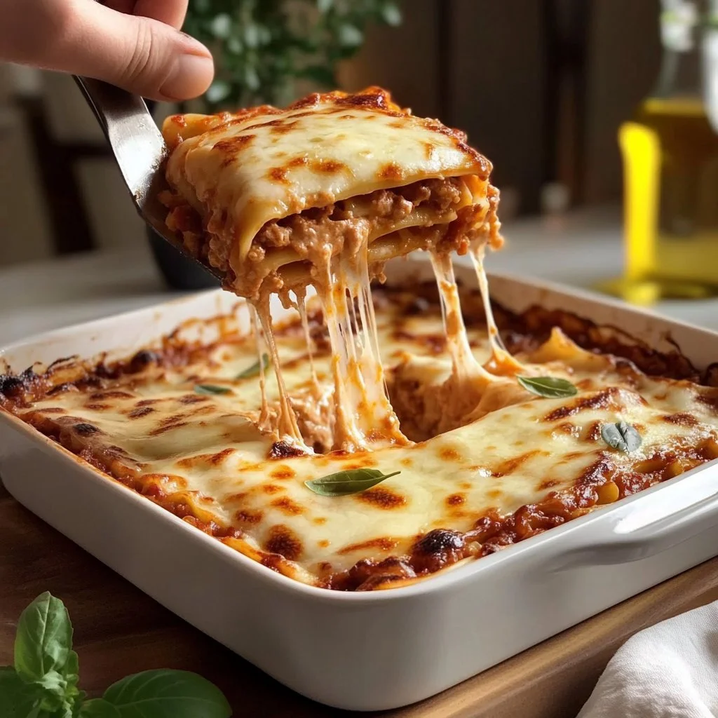 Rollos de lasaña con queso y salsa, un platillo sabroso y fácil de preparar
