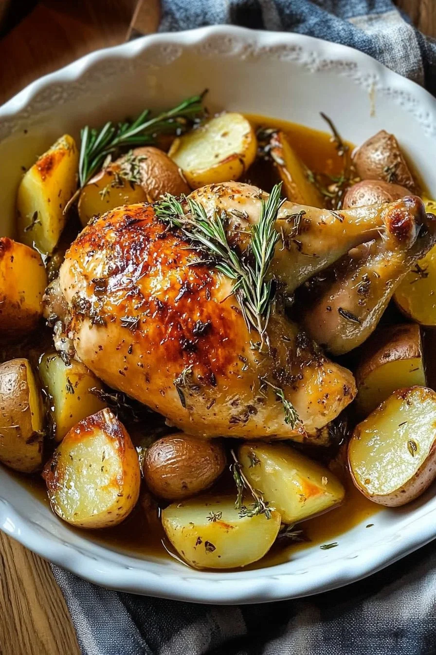 Pollo con Papas