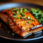 Salmón con Mantequilla de Miso
