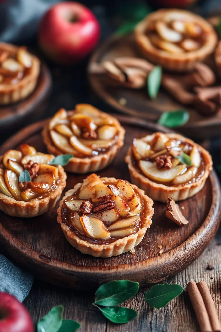 Estos adorables mini pasteles de manzana veganos saben exactamente igual que tu clásico pie de manzana.