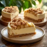 Tarta de Queso con Manzana Crumble
