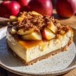 Tarta de Queso de Manzana con Caramelo Salado