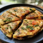 Tortilla de verduras nutritivas