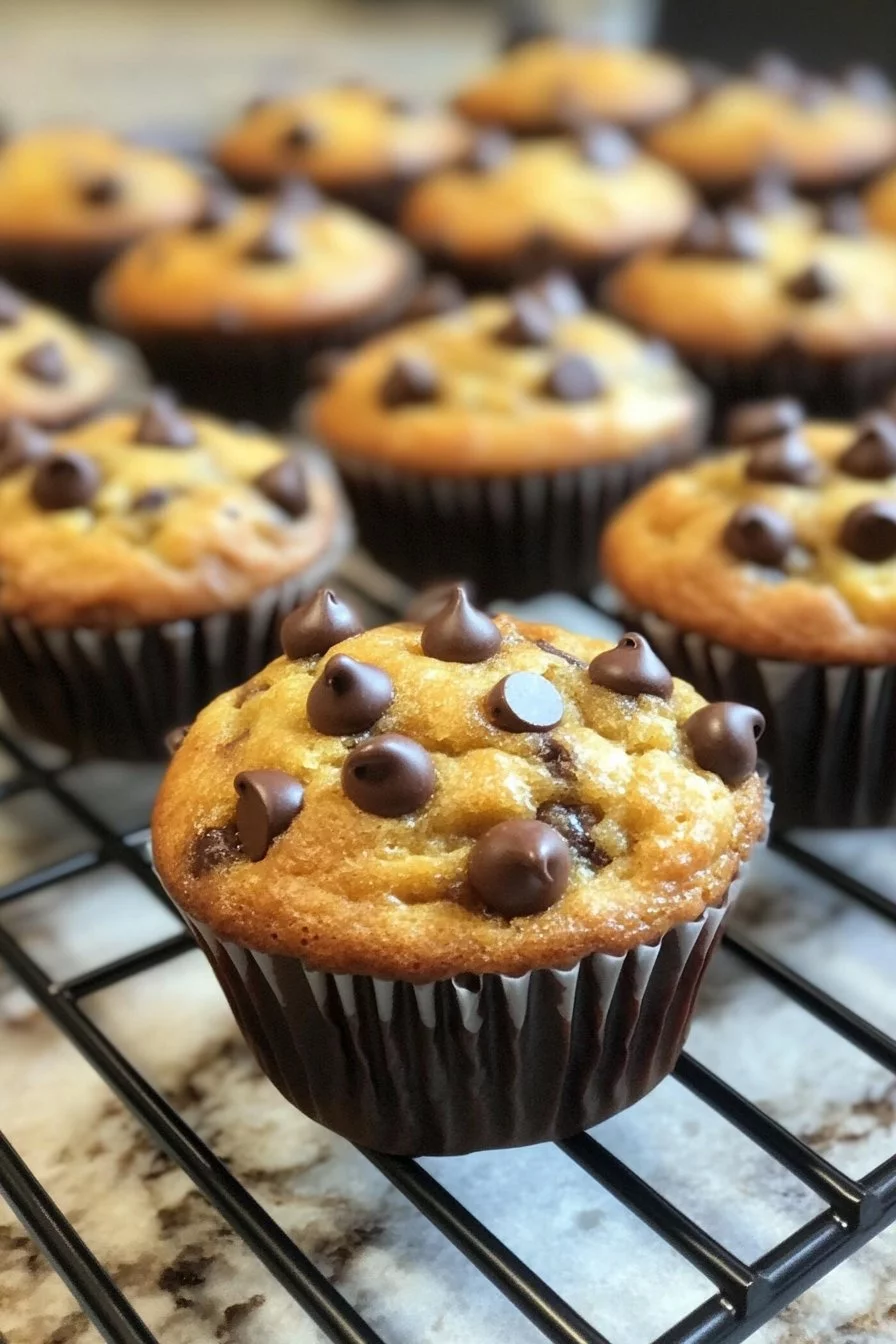Increíbles Muffins de Plátano con Chispas de Chocolate: Una Maravilla de 1 Tazón